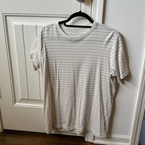 Banana Republic - Short Sleeve Premium Wash T Shirt - Large - Striped